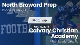 Matchup: North Broward Prep vs. Calvary Christian Academy 2018