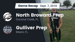 Recap: North Broward Prep  vs. Gulliver Prep  2018