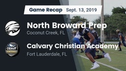 Recap: North Broward Prep  vs. Calvary Christian Academy 2019