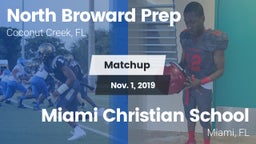 Matchup: North Broward Prep vs. Miami Christian School 2019