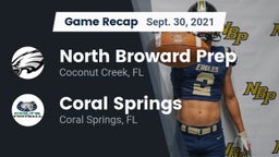 Recap: North Broward Prep  vs. Coral Springs  2021