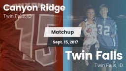 Matchup: Canyon Ridge High vs. Twin Falls 2017