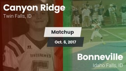 Matchup: Canyon Ridge High vs. Bonneville  2017