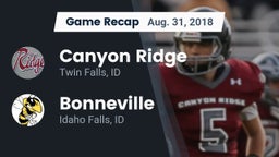 Recap: Canyon Ridge  vs. Bonneville  2018