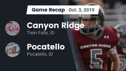 Recap: Canyon Ridge  vs. Pocatello  2019