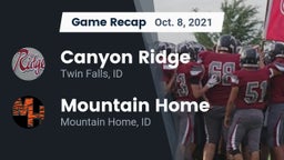 Recap: Canyon Ridge  vs. Mountain Home  2021