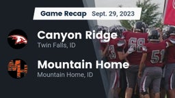 Recap: Canyon Ridge  vs. Mountain Home  2023