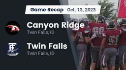 Recap: Canyon Ridge  vs. Twin Falls  2023