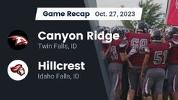 Recap: Canyon Ridge  vs. Hillcrest  2023
