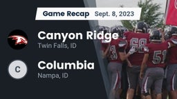 Recap: Canyon Ridge  vs. Columbia  2023