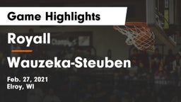 Royall  vs Wauzeka-Steuben  Game Highlights - Feb. 27, 2021