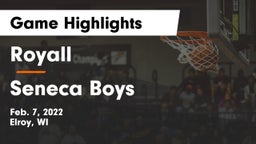 Royall  vs Seneca Boys Game Highlights - Feb. 7, 2022