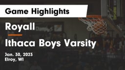 Royall  vs Ithaca Boys Varsity Game Highlights - Jan. 30, 2023
