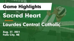 Sacred Heart  vs Lourdes Central Catholic  Game Highlights - Aug. 27, 2021