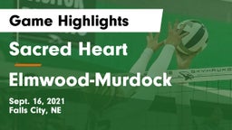 Sacred Heart  vs Elmwood-Murdock  Game Highlights - Sept. 16, 2021