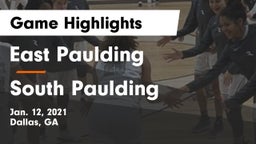East Paulding  vs South Paulding  Game Highlights - Jan. 12, 2021