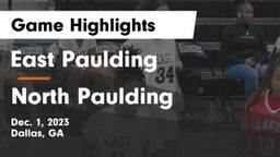 East Paulding  vs North Paulding  Game Highlights - Dec. 1, 2023