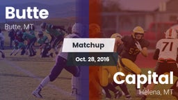Matchup: Butte  vs. Capital  2016