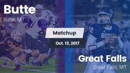 Matchup: Butte  vs. Great Falls  2017
