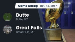 Recap: Butte  vs. Great Falls  2017