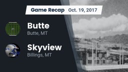 Recap: Butte  vs. Skyview  2017