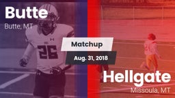 Matchup: Butte  vs. Hellgate  2018