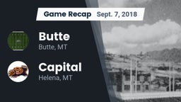 Recap: Butte  vs. Capital  2018