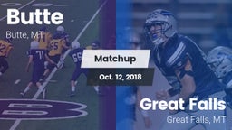 Matchup: Butte  vs. Great Falls  2018