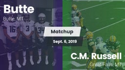 Matchup: Butte  vs. C.M. Russell  2019