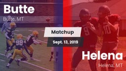 Matchup: Butte  vs. Helena  2019