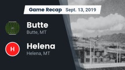 Recap: Butte  vs. Helena  2019