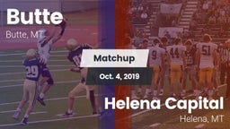 Matchup: Butte  vs. Helena Capital  2019