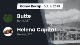 Recap: Butte  vs. Helena Capital  2019
