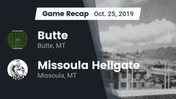 Recap: Butte  vs. Missoula Hellgate  2019