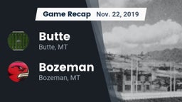 Recap: Butte  vs. Bozeman  2019