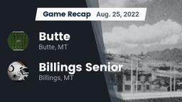 Recap: Butte  vs. Billings Senior  2022