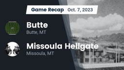 Recap: Butte  vs. Missoula Hellgate  2023