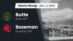 Recap: Butte  vs. Bozeman  2023