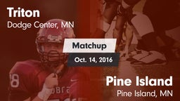 Matchup: Triton  vs. Pine Island  2016