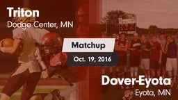Matchup: Triton  vs. Dover-Eyota  2016