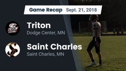 Recap: Triton  vs. Saint Charles  2018