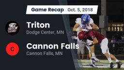 Recap: Triton  vs. Cannon Falls  2018