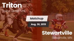 Matchup: Triton  vs. Stewartville  2019