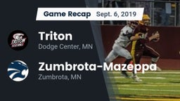 Recap: Triton  vs. Zumbrota-Mazeppa  2019