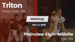 Matchup: Triton  vs. Plainview-Elgin-Millville  2019