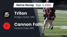 Recap: Triton  vs. Cannon Falls  2020