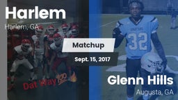 Matchup: Harlem  vs. Glenn Hills  2017