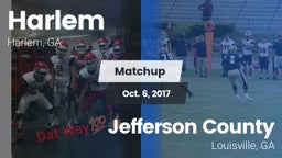 Matchup: Harlem  vs. Jefferson County  2017