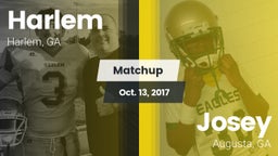 Matchup: Harlem  vs. Josey  2017
