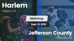 Matchup: Harlem  vs. Jefferson County  2018